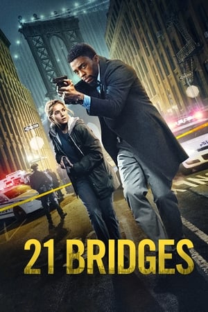 21 Bridges (2019) Hindi Dual Audio [900MB] Movie Poster