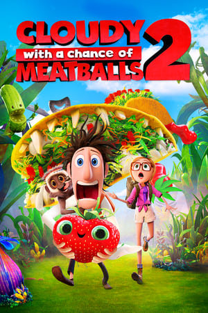 Cloudy with a Chance of Meatballs 2 2013 300MB Hindi Dual Audio Download Movie Poster