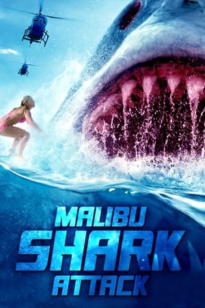 Malibu Shark Attack (2009) Hindi Dual Audio 280MB Movie Poster