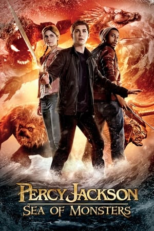 Percy Jackson Sea of Monsters 2013 Hindi Dual Audio 370MB Movie Poster